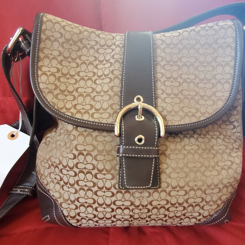 Coach Signature Jacquard F3K-6376 Crossbody - Picture 10 of 11